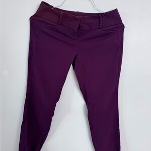 The Limited Purple Ankle Pants